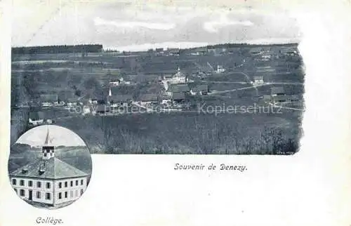 AK / Ansichtskarte  Denezy Moudon VD Panorama College