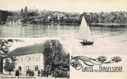 AK / Ansichtskarte  Dingelsdorf Konstanz Bodensee BW Seepartie Gasthaus zum Lamm