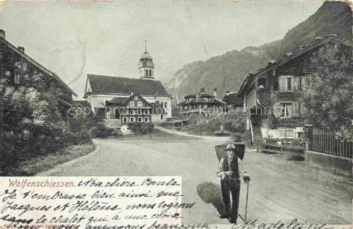 AK / Ansichtskarte  Wolfenschiessen Nidwalden NW Ortspartie