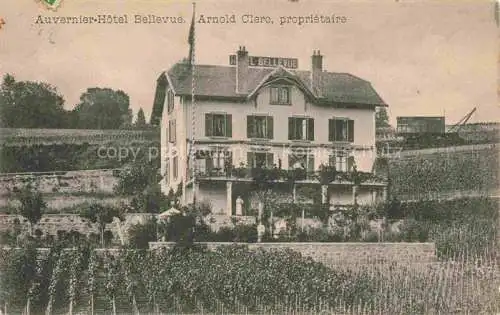 AK / Ansichtskarte  Auvernier Boudry NE Hotel Bellevue