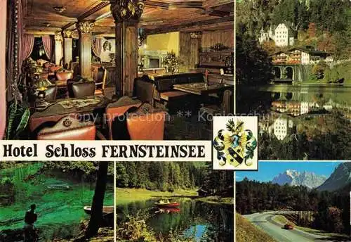 AK / Ansichtskarte  Nassereith Tirol AT Hotel Schloss Fernsteinsee am Fernpass Alpenblick