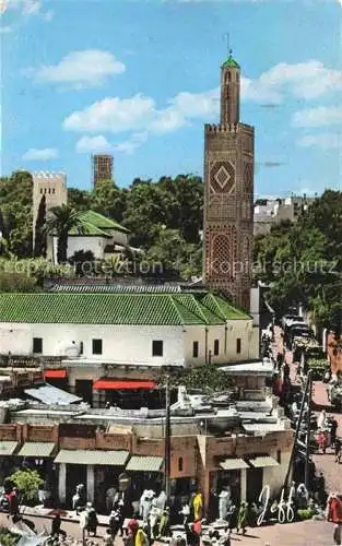 AK / Ansichtskarte  TANGER Tangier Tangiers Maroc Le Grand Socco et la Mosquée