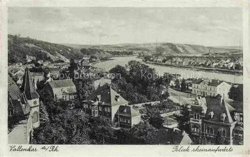 AK / Ansichtskarte  Vallendar Panorama Blick rheinaufwaerts