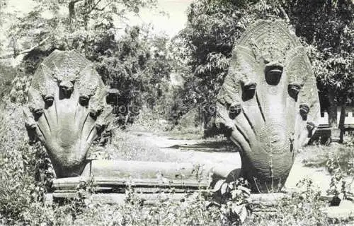 AK / Ansichtskarte  Siemreap Angkor Kambodscha Beng Mealea Naga Balustrade