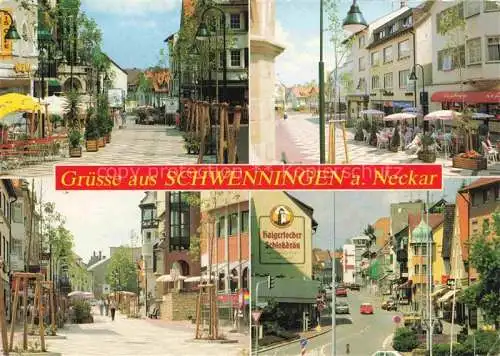 AK / Ansichtskarte  Schwenningen  Neckar Villingen-Schwenningen BW Stadtzentrum Hauptstrasse Fussgaengerzone Strassencafés