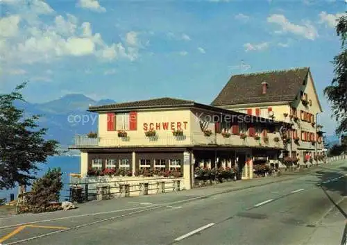 AK / Ansichtskarte  Gersau Vierwaldstaettersee SZ Seehotel Schwert