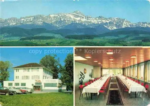 AK / Ansichtskarte  Hosenruck TG Alpenpanorama Hotel Nollen Festtafel Restaurant