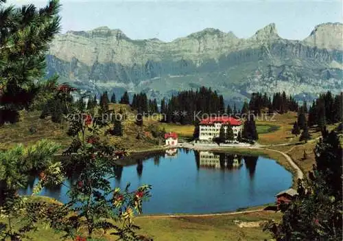 AK / Ansichtskarte  Seebenalp Sarganserland SG Panorama Blick gegen Churfirsten