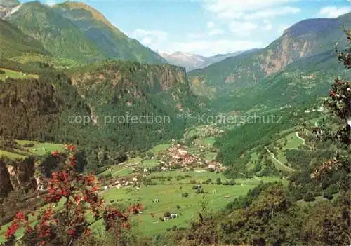 AK / Ansichtskarte  Faido TI Panorama Blick gegen St. Gotthard