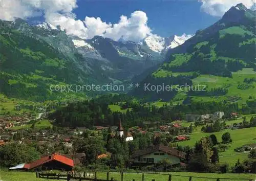 AK / Ansichtskarte  Frutigen BE Panorama Blick gegen Balmhorn Altels Berner Alpen