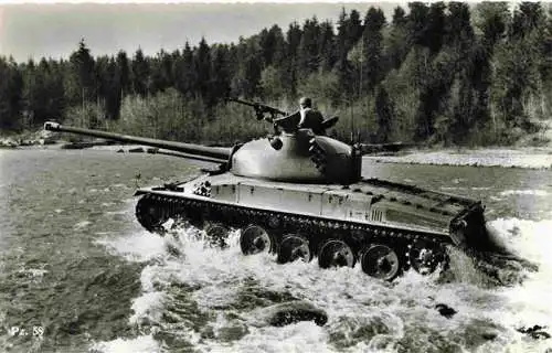 AK / Ansichtskarte  Militaria Schweiz Panzer Kampfpanzer Pz. 58