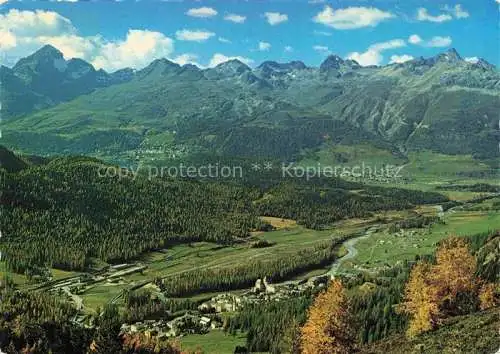 AK / Ansichtskarte  Pontresina GR Panorama Alpen