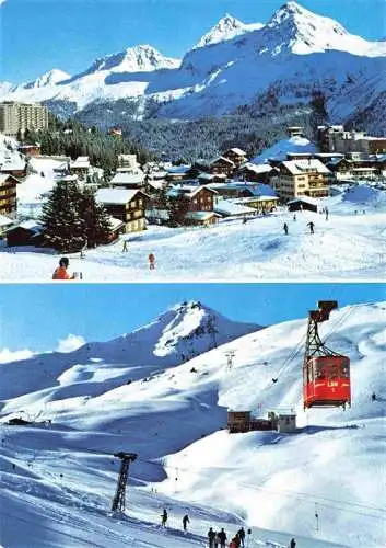 AK / Ansichtskarte  Inner-Arosa GR Winterpanorama Luftseilbahn Arosa Weisshorn Skigebiet Alpen