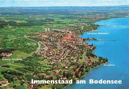 AK / Ansichtskarte  Immenstaad Bodensee Fliegeraufnahme