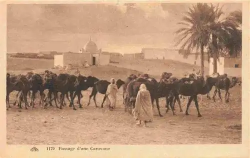 AK / Ansichtskarte  Kamele  Camel Chameau-- Passage Caravane Afrika