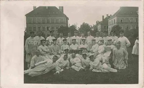 AK / Ansichtskarte  LEIPZIG Lazarett Lindenau Patienten