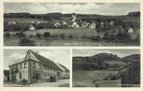 AK / Ansichtskarte  Liggersdorf Hohenfels Konstanz BW Geschaeftshaus Martin Schloss Hohenfels