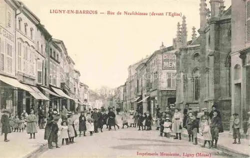 AK / Ansichtskarte  Ligny-en-Barrois Bar-le-Duc 55 Meuse Rue de Neufchateau