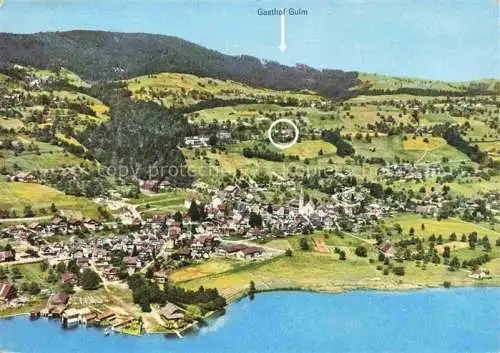 AK / Ansichtskarte  Oberaegeri Ober-Aegeri ZG Panorama Landgasthof Pension Gulm