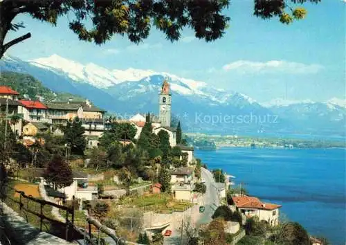 AK / Ansichtskarte  Ronco Ascona Locarno Lago Maggiore TI Panorama e Pizzo Vogorno