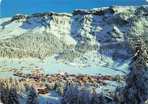 AK / Ansichtskarte  Flims GR Winterpanorama Blick gegen Flimserstein