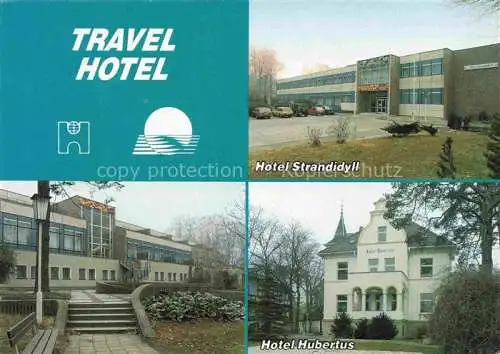 AK / Ansichtskarte  HERINGSDORF  Ostseebad Usedom Travel Hotel Hotel Strandidyll Hotel Hubertus