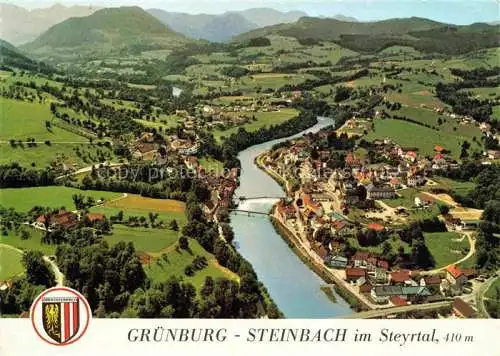 AK / Ansichtskarte  Steinbach Gruenburg Panorama Erholungsort Steyrtal