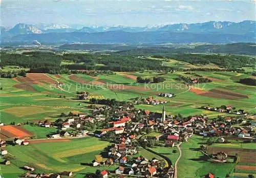 AK / Ansichtskarte  Frankenburg Hausruck Traunviertel Oberoesterreich AT Panorama Blick zum Traunstein-Hoellengebirge