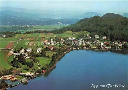 AK / Ansichtskarte  Egg Faakersee Kaernten AT Fliegeraufnahme