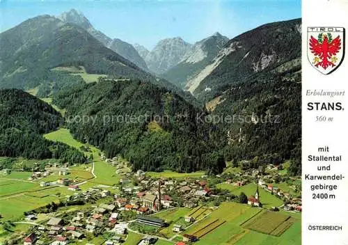 AK / Ansichtskarte  Stans NW Panorama Stallental und Karwendelgebirge