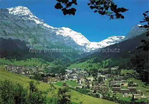 AK / Ansichtskarte  Leukerbad Loueche-les-Bains VS Panorama Blick gegen Rinderhorn Balmhorn Gitzifurgge Ferdenrothorn