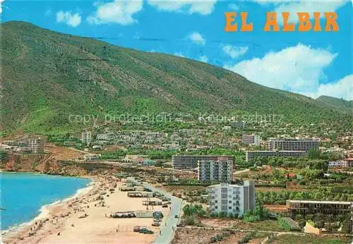 AK / Ansichtskarte  Alfaz Del Pi Panorama Playas del Albir vista aérea