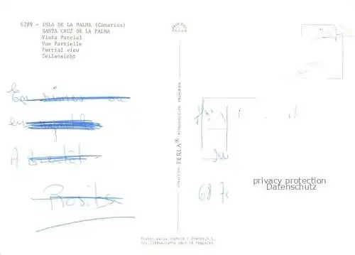 AK / Ansichtskarte  Santa Cruz de La Palma Vista parcial