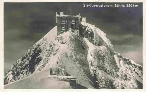 AK / Ansichtskarte  Observatorium Sternwarte Urania Saentis Gasthaus Ostschweiz