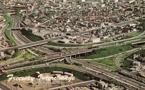 AK / Ansichtskarte  Autobahn Autostrada Autoroute Highway Interchange Los Angeles California 