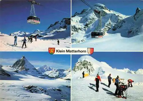 AK / Ansichtskarte  Seilbahn Cable-Car Telepherique Klein Matterhorn Zermatt