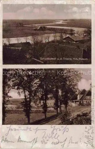 AK / Ansichtskarte  Schwabstedt Treene Husum Nordfriesland Schleswig-Holstein Panorama Teilansicht