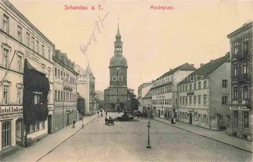 AK / Ansichtskarte  Schandau Bad Saechsische Schweiz Marktplatz