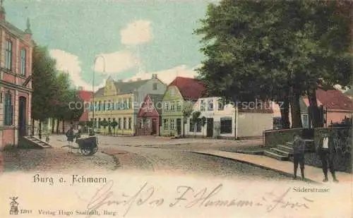 AK / Ansichtskarte  Burg  Fehmarn Suederstrasse