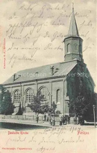 AK / Ansichtskarte  Pleskau Deutsche Kirche