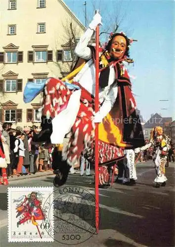 AK / Ansichtskarte  Rottweil Neckar Schwaebisch-Alemannische Fasnacht Narrensprung des Federahannes