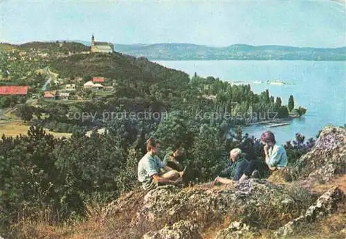 AK / Ansichtskarte  Tihany HU Panorama Blick auf den Plattensee