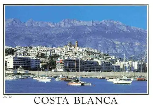 AK / Ansichtskarte  Altea Costa Blanca ES Ansicht vom Meer aus