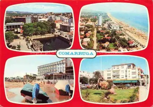 AK / Ansichtskarte  Comarruga Vendrell Costa Dorada ES Diversos aspectos de la ville Playa