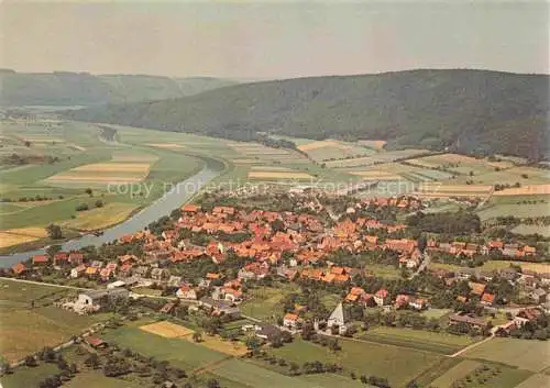 AK / Ansichtskarte  oedelsheim Oedelsheim Oberweser Hessen Panorama Luftkurort im Weserbergland