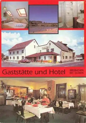 AK / Ansichtskarte  Bresinchen Gaststaette Hotel Fremdenzimmer Badestrand