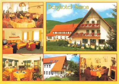 AK / Ansichtskarte  Oberschoenau  Thueringen Berghotel Simon Restaurant Fremdenzimmer