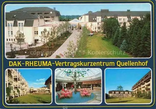 AK / Ansichtskarte  Bad Sassendorf Soest NRW DAK-Rheuma-Vertragskurzentrum Quellenhof