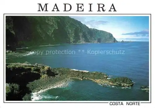 AK / Ansichtskarte  Madeira  Portugal Um aspecto da costa norte Kuestenpanorama