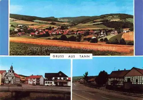 AK / Ansichtskarte  Tann Hersfeld Ludwigsau Hessen Panorama Hauptstrasse